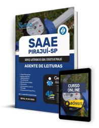 Capa Apostila SAAE Pirajuí SP 2024 - Agente de Leituras