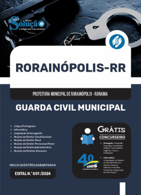 Apostila Prefeitura de Rorainópolis - RR 2024 - Guarda Civil Municipal - Imagem 3