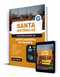 Capa Apostila Prefeitura de Santa Quitéria - CE 2024 - Agente Municipal de Trânsito