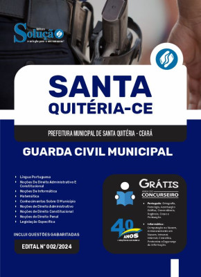 Apostila Prefeitura de Santa Quitéria - CE 2024 - Guarda Civil Municipal - Imagem 3