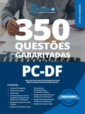 Caderno de Questões PCDF - Analista de Apoio às Atividades Policiais - Especialidade: Agente Administrativo em PDF - 500 Questões Gabaritadas - Imagem 1