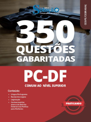 Caderno de Questões PCDF - Comum ao Nível Superior - 350 Questões Gabaritadas - Imagem 2