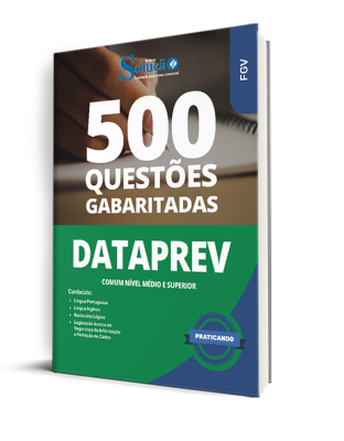 Caderno de Questões DATAPREV - Comum Nível Médio e Superior - 500 Questões Gabaritadas - Imagem 1