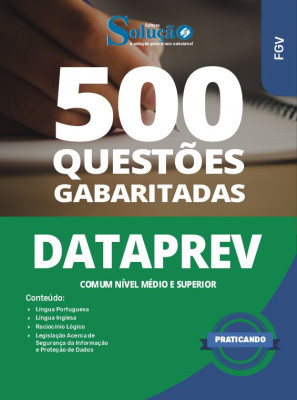 Caderno de Questões DATAPREV - Comum Nível Médio e Superior - 500 Questões Gabaritadas - Imagem 2