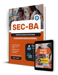 Capa Apostila SEC-BA 2024 - Cuidador Educacional