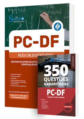 Combo PCDF - Gestor de Apoio às Atividades Policiais Civis - Especialidade: Pedagogo