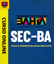 Capa Curso SEC BA - Técnico de Atendimento Educacional Especializado