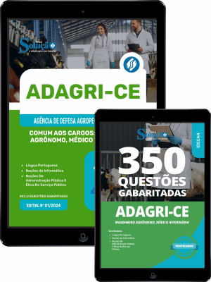 Combo ADAGRI-CE Comum aos Cargos: Engenheiro Agrônomo e Médico Veterinário