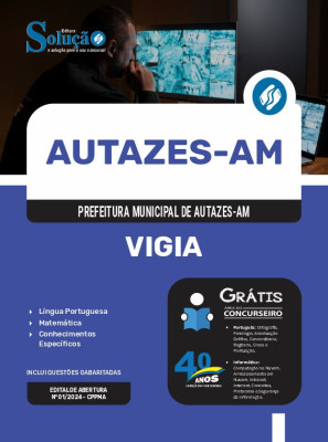 Apostila Prefeitura de Autazes - AM 2024 - Vigia - Imagem 3