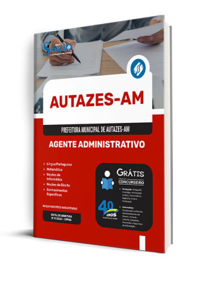 Apostila Prefeitura de Autazes - AM 2024 - Agente Administrativo - Imagem 2