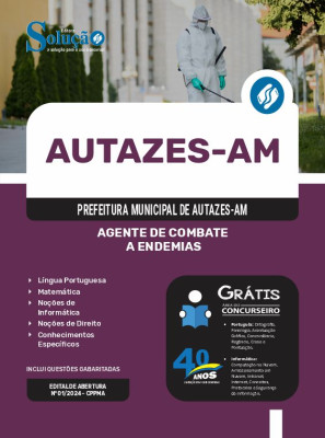 Apostila Prefeitura de Autazes - AM 2024 - Agente de Combate a Endemias - Imagem 3