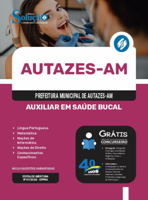 Apostila Prefeitura de Autazes - AM 2024 - Auxiliar em Saúde Bucal - Imagem 3