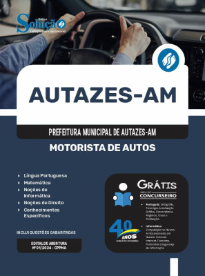 Apostila Prefeitura de Autazes - AM  - Motorista de Autos - Imagem 3