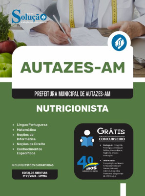 Apostila Prefeitura de Autazes - AM 2024 - Nutricionista - Imagem 3