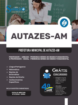 Apostila Prefeitura de Autazes - AM 2024 - Professor I - Primeiras Séries do Ensino Fundamental - Imagem 3