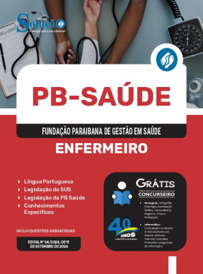 Apostila PB Saúde em PDF 2024 - Enfermeiro - Imagem 1