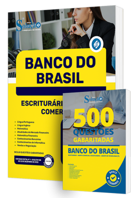 Combo Banco do Brasil - Escriturário - Agente Comercial - Imagem 1