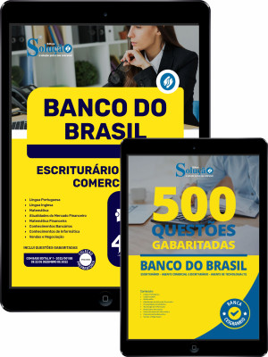 Combo Banco do Brasil Escriturário - Agente Comercial - Imagem 1