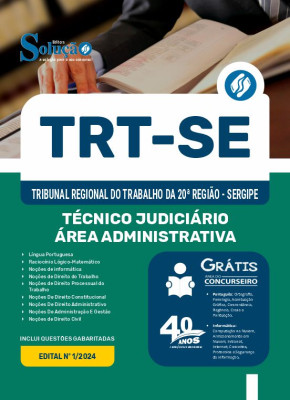 Apostila TRT-SE 2024 - Técnico Judiciário - Área Administrativa - Imagem 3