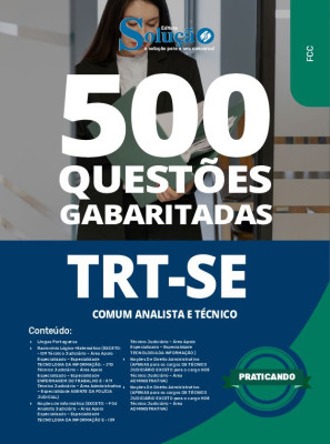 Caderno de Questões TRT-SE - Comum Analista e Técnico - 500 Questões Gabaritadas - Imagem 2