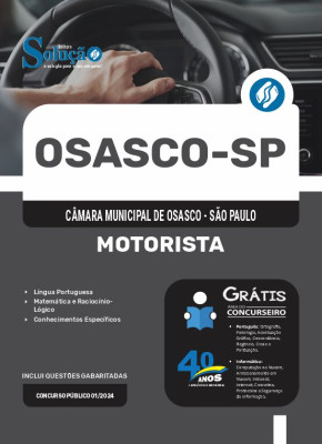 Apostila Câmara de Osasco - SP 2024 - Motorista - Imagem 3