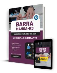 Capa Apostila Câmara de Barra Mansa - RJ 2024 - Auxiliar Administrativo