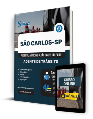 Apostila Prefeitura de São Carlos - SP 2024 - Agente de Trânsito - Imagem 1