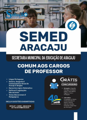 Apostila SEMED Aracaju 2024 - Comum aos Cargos de Professor - Imagem 3