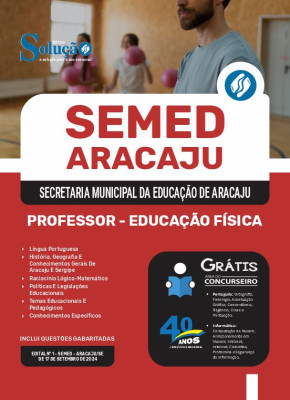 Apostila SEMED Aracaju 2024 - Professor - Educação Física - Imagem 3