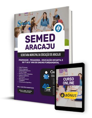 Apostila SEMED Aracaju 2024 - Professor - Pedagogia - Educação Infantil e do 1º ao 5º ano do Ensino Fundamental - Imagem 1