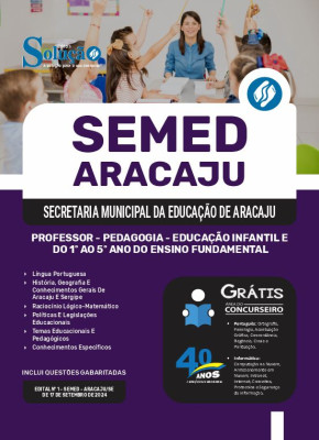 Apostila SEMED Aracaju 2024 - Professor - Pedagogia - Educação Infantil e do 1º ao 5º ano do Ensino Fundamental - Imagem 3