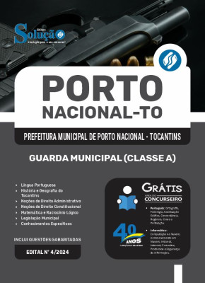 Apostila Prefeitura de Porto Nacional - TO 2024 - Guarda Municipal (Classe A) - Imagem 3