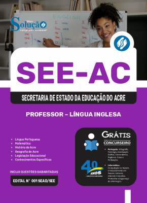 Apostila SEE-AC em PDF 2024 - Professor - Língua Inglesa - Imagem 1