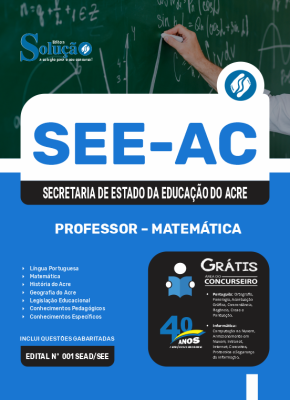 Apostila SEE-AC 2024 - Professor - Matemática - Imagem 3