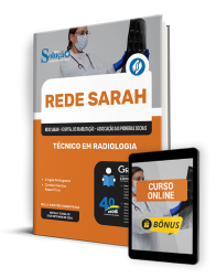 Capa Apostila Rede Sarah 2024 - Técnico em Radiologia