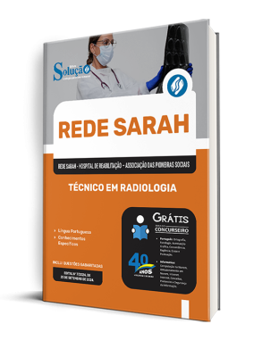 Apostila Rede Sarah 2024 - Técnico em Radiologia - Imagem 2