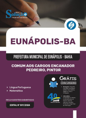 Apostila Prefeitura de Eunápolis - BA 2024 - Comum aos Cargos: Encanador, Pedreiro e Pintor - Imagem 3