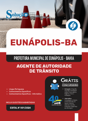 Apostila Prefeitura de Eunápolis - BA  - Agente de Autoridade de Trânsito - Imagem 3