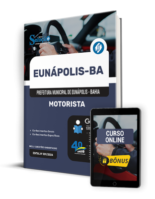 Apostila Prefeitura de Eunápolis - BA 2024 - Motorista - Imagem 1