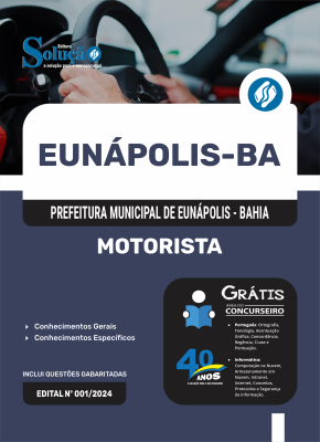 Apostila Prefeitura de Eunápolis - BA 2024 - Motorista - Imagem 3