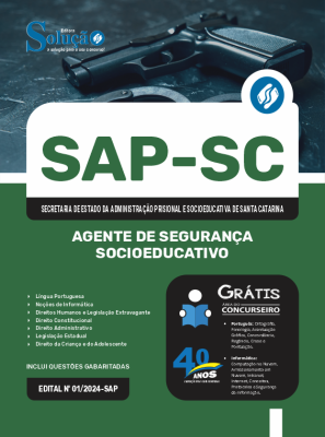 Apostila SAP-SC 2024 - Agente de Segurança Socioeducativo (Preparatória) - Imagem 3