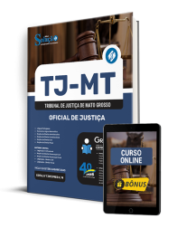 Capa Apostila TJ-MT 2024 - Oficial de Justiça