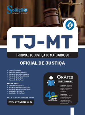 Apostila TJ-MT 2024 - Oficial de Justiça - Imagem 3