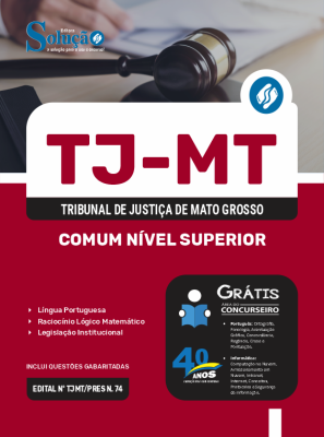 Apostila TJ-MT 2024 - Comum Nível Superior - Imagem 3