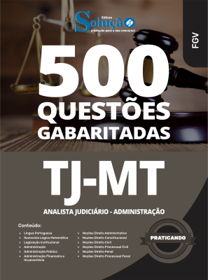 Caderno de Questões TJ-MT - Analista Judiciário - Administração - 500 Questões Gabaritadas - Imagem 2