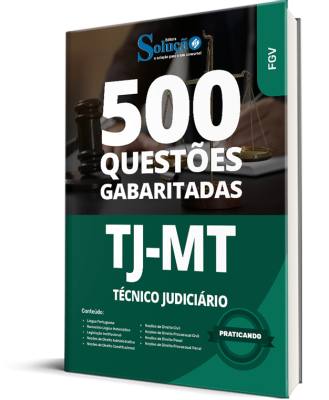 Caderno de Questões TJ-MT - Técnico Judiciário - 500 Questões Gabaritadas - Imagem 1