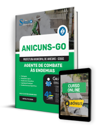 Capa Apostila Prefeitura de Anicuns - GO 2024 - Agente de Combate às Endemias