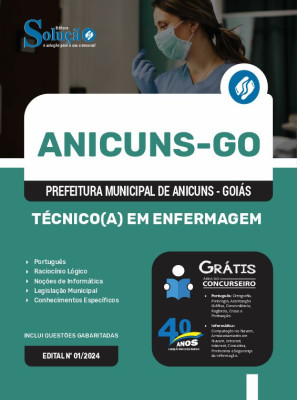 Apostila Prefeitura de Anicuns - GO 2024 - Técnico(a) em Enfermagem - Imagem 3