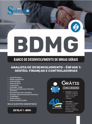 Apostila BDMG 2024 - Analista de Desenvolvimento - Ênfase 1: Gestão, Finanças e Controladorias - Imagem 3