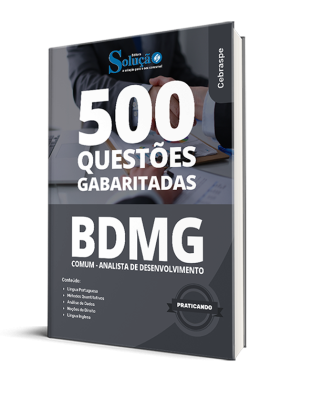 Caderno de Questões BDMG - Comum - Analista de Desenvolvimento - 500 Questões Gabaritadas - Imagem 1